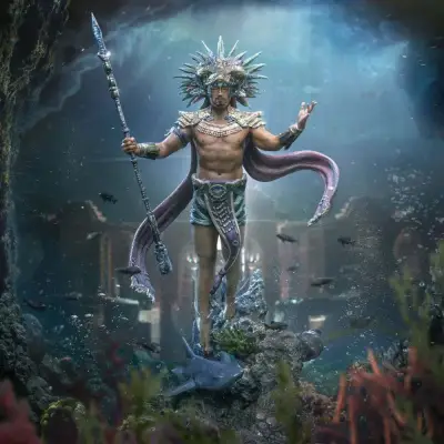 Statue black panter wf king namor 1/10